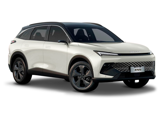 BAIC X55 Белый металлик с чёрной крышей